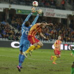 03.03.2017 Kielce. Mecz ekstraklasy Korona Kielce - Górnik Łęczna. / Jarosław Kubalski / Radio Kielce