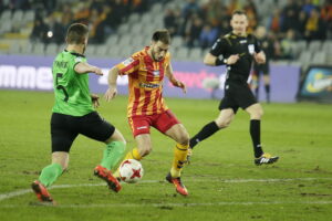 03.03.2017 Kielce. Mecz ekstraklasy Korona Kielce - Górnik Łęczna. / Jarosław Kubalski / Radio Kielce