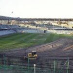 04.03.2017 Kielce. Rozpoczęła się wymiana murawy na Kolporter Arenie. / Jarosław Kubalski / Radio Kielce