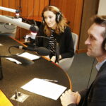 06.03.2017 Kielce. Punkty Widzenia. Agata Leido i Andrzej Lasek. / Jarosław Kubalski / Radio Kielce