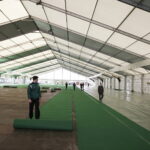 07.03.2017 Kielce. Budowa hal przed targami AGROTECH. / Jarosław Kubalski / Radio Kielce