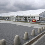 07.03.2017 Kielce. Budowa hal przed targami AGROTECH. / Jarosław Kubalski / Radio Kielce