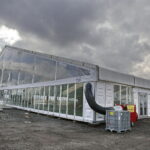 07.03.2017 Kielce. Budowa hal przed targami AGROTECH. / Radio Kielce