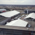 07.03.2017 Kielce. Budowa hal przed targami AGROTECH. / Jarosław Kubalski / Radio Kielce