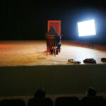 09.03.2017 Włoszczowa. Próba spektaklu "Spowiedź diabła" w reżyserii Grzegorza Mikołajczyka. / Jarosław Kubalski / Radio Kielce