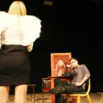 09.03.2017 Włoszczowa. Próba spektaklu "Spowiedź diabła" w reżyserii Grzegorza Mikołajczyka. / Jarosław Kubalski / Radio Kielce