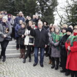 12.03.2017 Bieliny. Uroczystości pod pomnikiem upamiętniającym zamordowanych przez Niemców mieszkańców. / Jarosław Kubalski / Radio Kielce