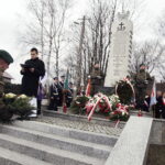 12.03.2017 Bieliny. Uroczystości pod pomnikiem upamiętniającym zamordowanych przez Niemców mieszkańców. / Jarosław Kubalski / Radio Kielce