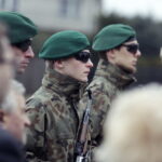 12.03.2017 Bieliny. Uroczystości pod pomnikiem upamiętniającym zamordowanych przez Niemców mieszkańców. / Jarosław Kubalski / Radio Kielce