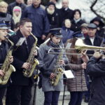 12.03.2017 Bieliny. Uroczystości pod pomnikiem upamiętniającym zamordowanych przez Niemców mieszkańców. / Jarosław Kubalski / Radio Kielce