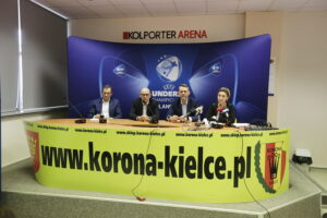 16.03.2017 Kielce. Konferencja prasowa przed meczem sprawdzającym reprezentacji U21 Polska - Czechy. / Jarosław Kubalski / Radio Kielce