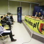 16.03.2017 Kielce. Konferencja prasowa przed meczem sprawdzającym reprezentacji U21 Polska - Czechy. / Jarosław Kubalski / Radio Kielce