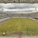 16.03.2017 Kielce. Nowa murawa na Kolporter Arenie. / Jarosław Kubalski / Radio Kielce