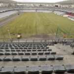 16.03.2017 Kielce. Nowa murawa na Kolporter Arenie. / Jarosław Kubalski / Radio Kielce