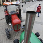 16.03.2017 Kielce. Traktory Ursus, model z 1964 roku. / Jarosław Kubalski / Radio Kielce