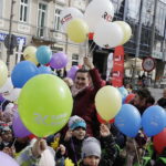 21.03.2017 Kielce. "Obudź w sobie wiosnę". Dzieci, Marzanny i pierwszy dzień wiosny. / Jarosław Kubalski / Radio Kielce