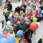 21.03.2017 Kielce. "Obudź w sobie wiosnę". Dzieci, Marzanny i pierwszy dzień wiosny. / Jarosław Kubalski / Radio Kielce