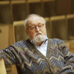 24.03.2017 Kielce. Krzysztof Penderecki podczas próby w Filharmonii Świętokrzyskiej. / Jarosław Kubalski / Radio Kielce