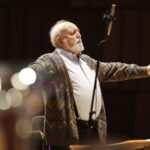 24.03.2017 Kielce. Krzysztof Penderecki podczas próby w Filharmonii Świętokrzyskiej. / Jarosław Kubalski / Radio Kielce