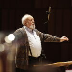 24.03.2017 Kielce. Krzysztof Penderecki podczas próby w Filharmonii Świętokrzyskiej. / Jarosław Kubalski / Radio Kielce