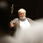 24.03.2017 Kielce. Krzysztof Penderecki podczas próby w Filharmonii Świętokrzyskiej. / Jarosław Kubalski / Radio Kielce