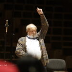 24.03.2017 Kielce. Krzysztof Penderecki podczas próby w Filharmonii Świętokrzyskiej. / Jarosław Kubalski / Radio Kielce