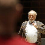 24.03.2017 Kielce. Krzysztof Penderecki podczas próby w Filharmonii Świętokrzyskiej. / Jarosław Kubalski / Radio Kielce