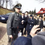 25.03.2017 Kielce. Plan zdjęciowy do filmu o Zbigniewie Kruszelnickim ps. "Wilk". / Jarosław Kubalski / Radio Kielce