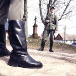 25.03.2017 Kielce. Plan zdjęciowy do filmu o Zbigniewie Kruszelnickim ps. "Wilk". / Jarosław Kubalski / Radio Kielce