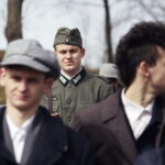 25.03.2017 Kielce. Plan zdjęciowy do filmu o Zbigniewie Kruszelnickim ps. "Wilk". / Jarosław Kubalski / Radio Kielce