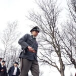 25.03.2017 Kielce. Plan zdjęciowy do filmu o Zbigniewie Kruszelnickim ps. "Wilk". / Jarosław Kubalski / Radio Kielce