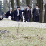 25.03.2017 Kielce. Plan zdjęciowy do filmu o Zbigniewie Kruszelnickim ps. "Wilk". / Jarosław Kubalski / Radio Kielce