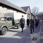 25.03.2017 Radoszyce. Plan zdjęciowy do filmu o Zbigniewie Kruszelnickim ps. "Wilk". / Jarosław Kubalski / Radio Kielce