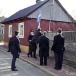 25.03.2017 Radoszyce. Plan zdjęciowy do filmu o Zbigniewie Kruszelnickim ps. "Wilk". / Jarosław Kubalski / Radio Kielce