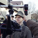25.03.2017 Radoszyce. Plan zdjęciowy do filmu o Zbigniewie Kruszelnickim ps. "Wilk". / Jarosław Kubalski / Radio Kielce