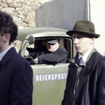 25.03.2017 Radoszyce. Plan zdjęciowy do filmu o Zbigniewie Kruszelnickim ps. "Wilk". / Jarosław Kubalski / Radio Kielce