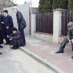 25.03.2017 Radoszyce. Plan zdjęciowy do filmu o Zbigniewie Kruszelnickim ps. "Wilk". / Jarosław Kubalski / Radio Kielce