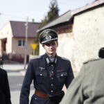 25.03.2017 Radoszyce. Plan zdjęciowy do filmu o Zbigniewie Kruszelnickim ps. "Wilk". / Jarosław Kubalski / Radio Kielce