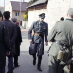 25.03.2017 Radoszyce. Plan zdjęciowy do filmu o Zbigniewie Kruszelnickim ps. "Wilk". / Jarosław Kubalski / Radio Kielce