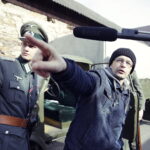 25.03.2017 Radoszyce. Plan zdjęciowy do filmu o Zbigniewie Kruszelnickim ps. "Wilk". / Jarosław Kubalski / Radio Kielce