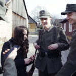 25.03.2017 Radoszyce. Plan zdjęciowy do filmu o Zbigniewie Kruszelnickim ps. "Wilk". / Jarosław Kubalski / Radio Kielce