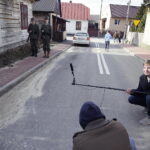 25.03.2017 Radoszyce. Plan zdjęciowy do filmu o Zbigniewie Kruszelnickim ps. "Wilk". / Jarosław Kubalski / Radio Kielce