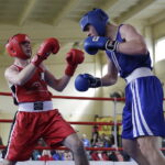 26.03.2017 Kielce. Boks. Mistrzostwa okręgu w klubie Rushh Kielce. / Jarosław Kubalski / Radio Kielce