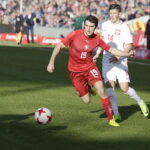 27.03.2017 Kielce. Mecz towarzyski  U21 Polska - Czechy. / Jarosław Kubalski / Radio Kielce