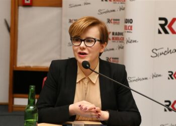 19.02.2017 Studio Polityczne Radia Kielce. Anna Krupka, poseł PiS / Karol Żak / Radio Kielce