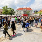 19.5.2016 Kielce. Juwenalia w pełni, studenci przeszli w barwnym korowodzie ulicami Kielc. / Wojciech Habdas / Radio Kielce