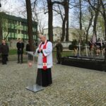 Sandomierz. Uroczystości patriotyczne przed symboliczną Mogiłą Katyńską (9 kwietnia 2017 r) / Grażyna Szlęzak - Wójcik / Radio Kielce