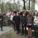 Sandomierz. Uroczystości patriotyczne przed symboliczną Mogiłą Katyńską (9 kwietnia 2017 r) / Grażyna Szlęzak - Wójcik / Radio Kielce