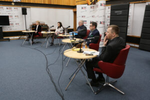 Studio Polityczne Radia Kielce (9 kwietnia 2017 r) / Piotr Michalski / Radio Kielce