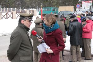 Uroczystości patriotyczne w Hucie Szklanej (20 kwietnia 2017 r.) / Krzysztof Bujnowicz / Radio Kielce